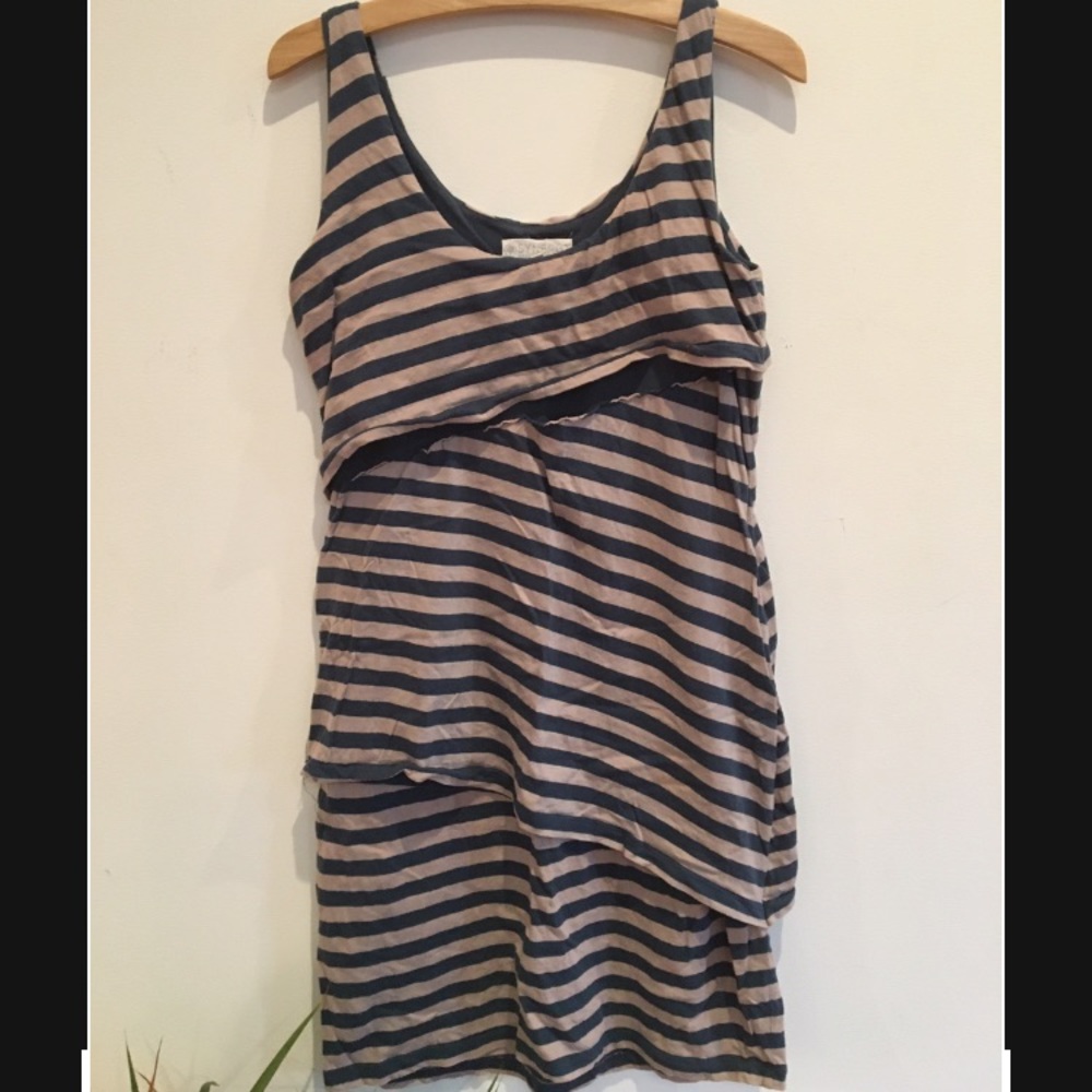 Synergy Striped Cotton Dress
